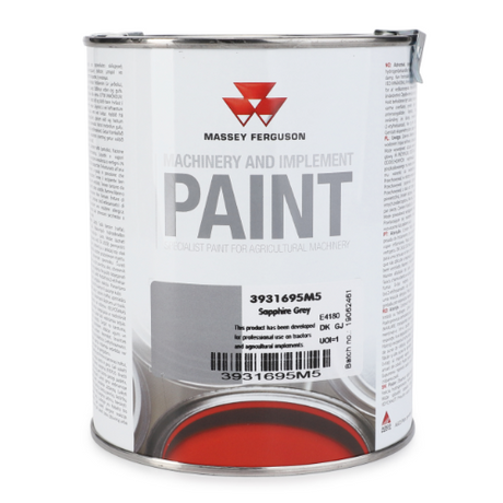 Massey Ferguson - Sapphire Grey Paint 1lts - 3931695M5 - Farming Parts
