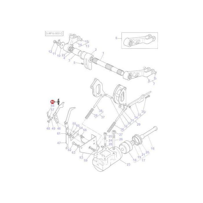 Massey Ferguson - Spring Internal Controls - 898137M1 - Farming Parts