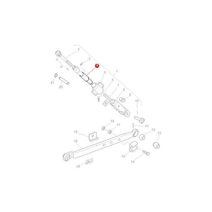 Massey Ferguson - Tube - 3810340M92 - Farming Parts