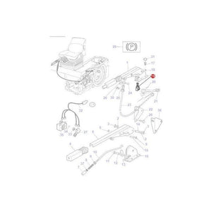 Massey Ferguson - Handbrake Switch  - 3380073M1 - Farming Parts