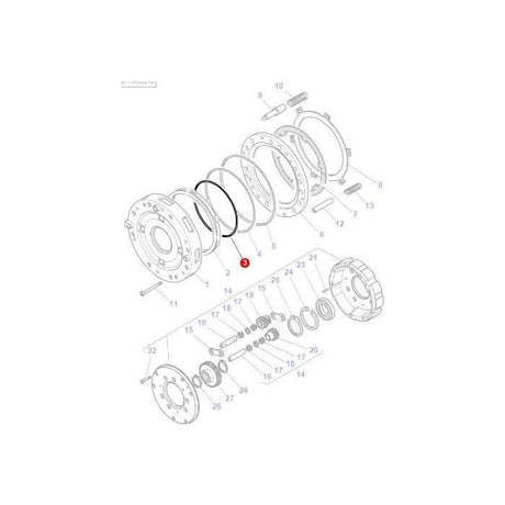 Massey Ferguson - O Ring Power Shuttle - 3790324M1 - Farming Parts