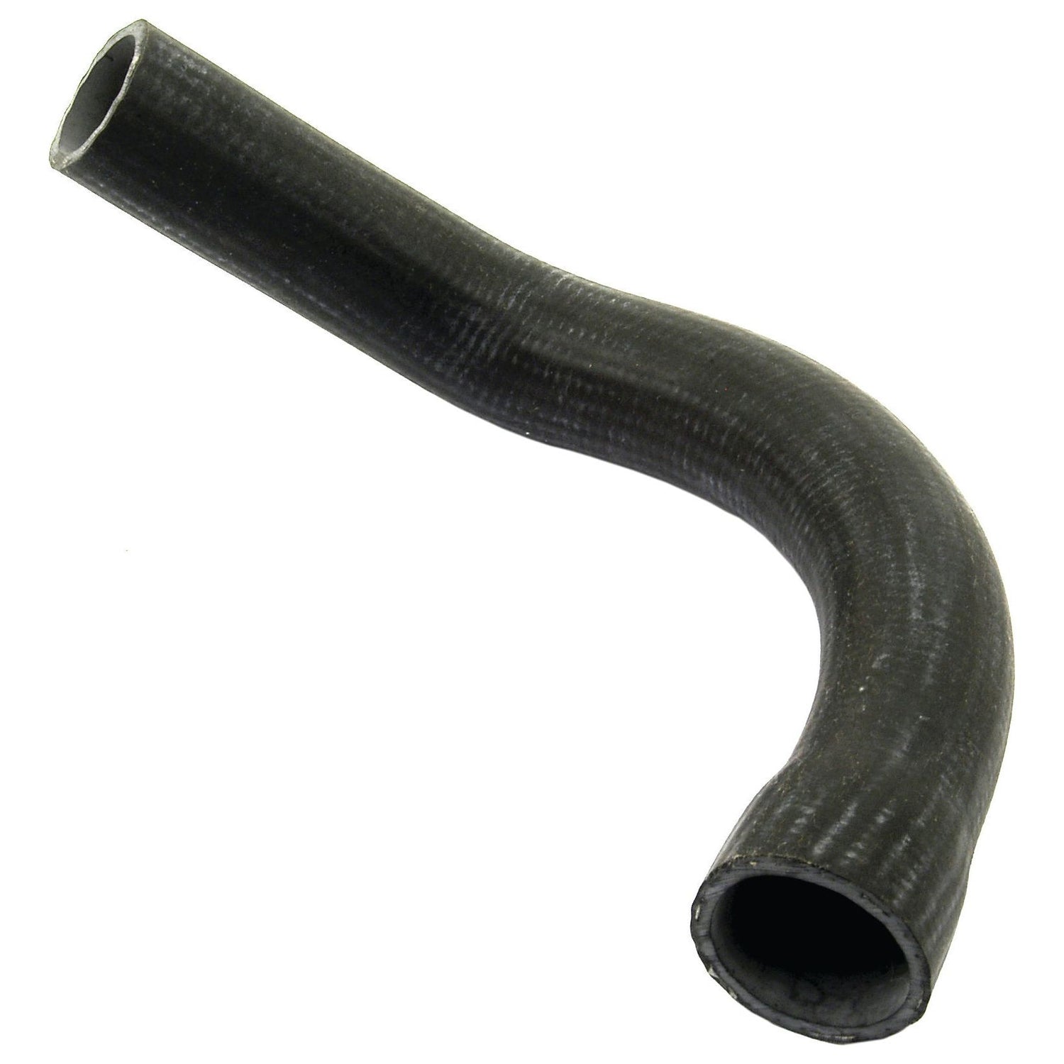 The Sparex Bottom Hose (Sparex Part No. S.41831) is a black, curved rubber hose commonly used in automotive or plumbing applications. It features a smooth exterior and a cylindrical shape, with an inner diameter of 31.7mm at the smaller end and 38.7mm at the bigger end. The hose is often secured with a hose clip for added stability, making it suitable for various functional requirements in its specified use cases.