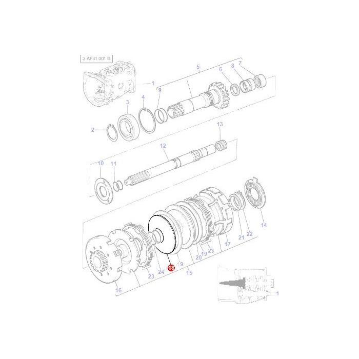 Massey Ferguson - Spring - 3697533M1 - Farming Parts