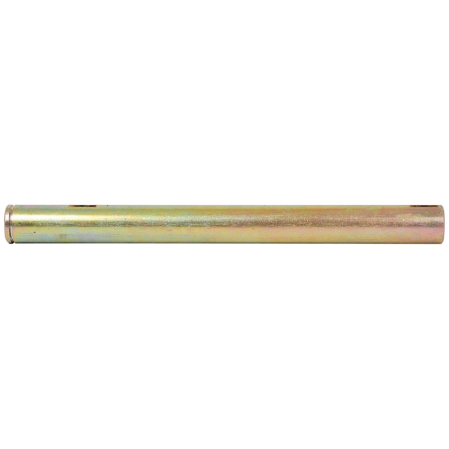 A cylindrical metal pipe with a smooth, reflective surface, identical to the Brake Pedal Shaft by Sparex (Sparex Part No.S.42593). The pipe is horizontally positioned against a white background.