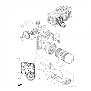 Massey Ferguson - Hydraulic Filter Element - 4366766M2 - Farming Parts