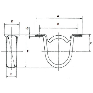 Bearing Support Bracket
 - S.43877 - Farming Parts