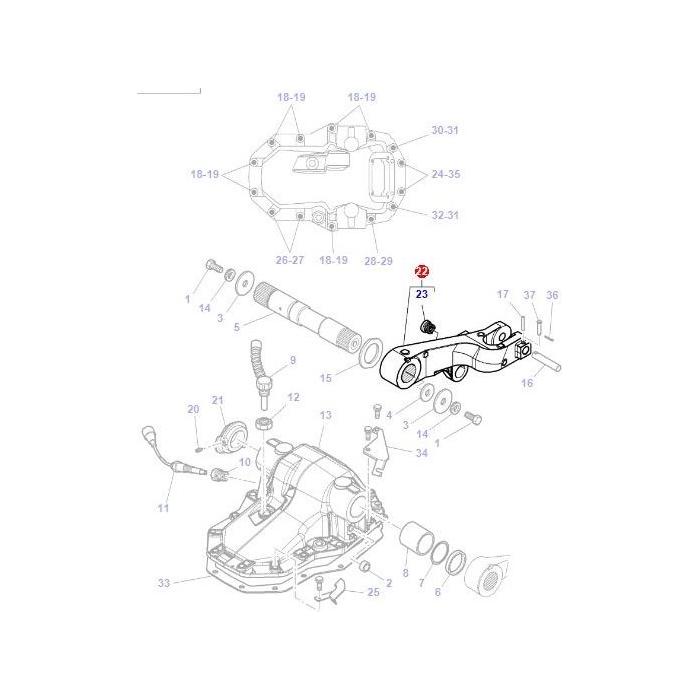 Massey Ferguson - Lift Arm L/H Side - 3796038M3 - 3796038M4 - Farming Parts