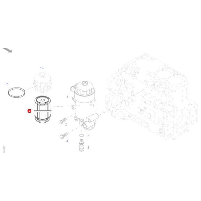 Fendt - Fuel Filter - F339202060210 - Farming Parts