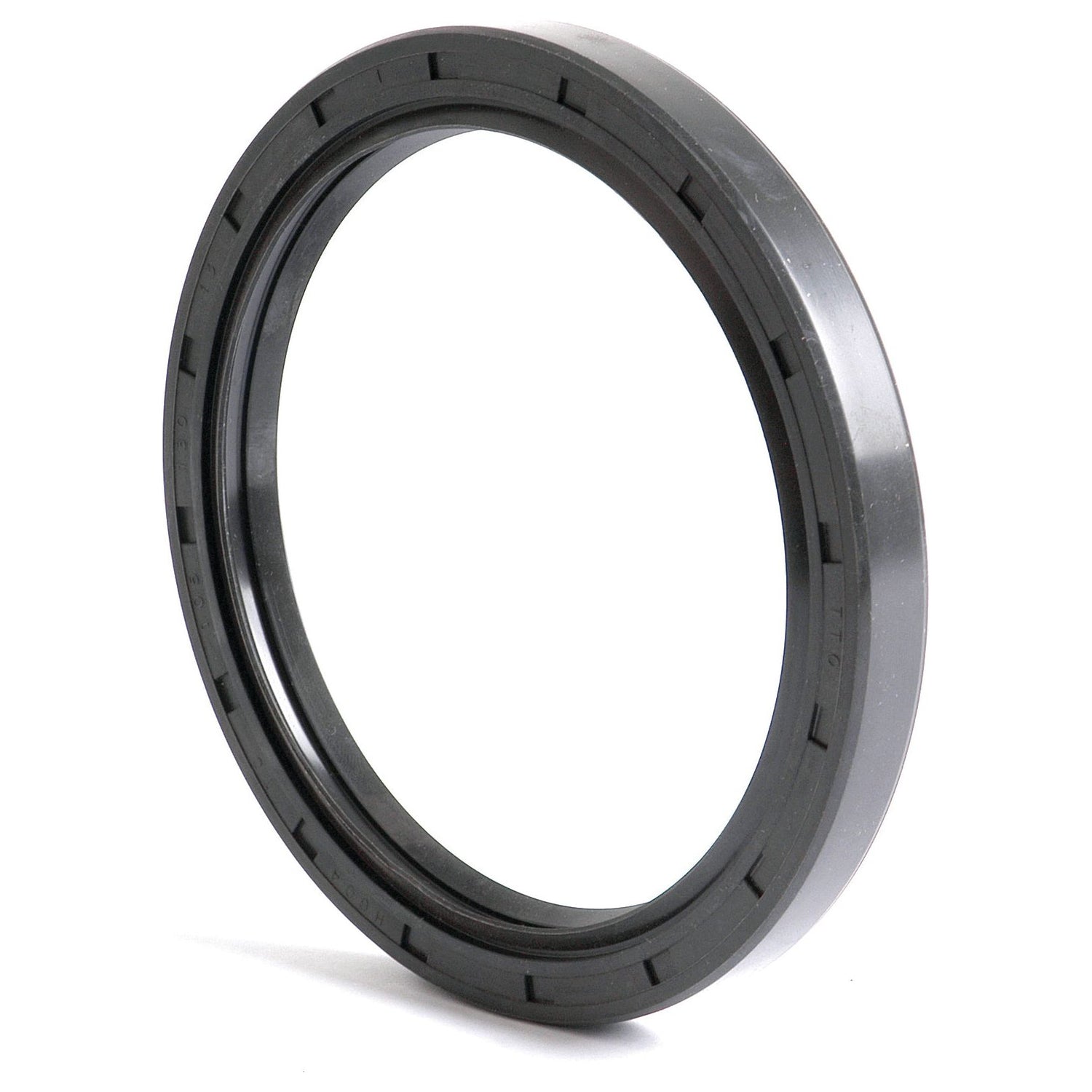 A black circular Metric Rotary Shaft Seal, 105 x 130 x 13mm double lip design (Sparex Part No. S.50477), from the brand Sparex, is shown against a white background.