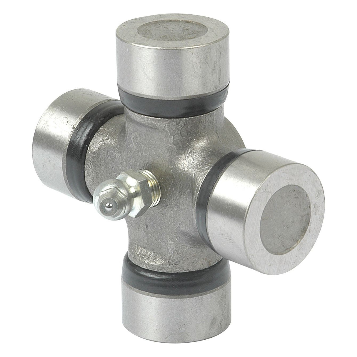 The Sparex Universal Joint - 29 x 80mm (Standard Duty), identified by Sparex Part No. S.51193, features four cylindrical ends and a central pivot and is commonly used in mechanical assemblies to transmit rotary motion, ensuring reliable performance.