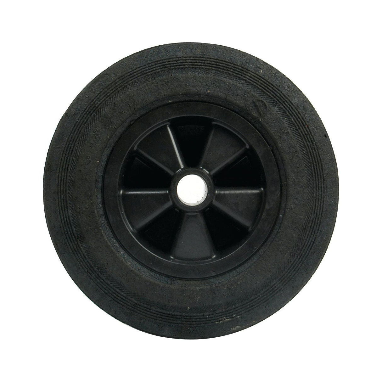 A Sparex brand Wheel Jack Replacement Wheel (Ø 200mm) - S.5163 with a central hub, six spokes, and a wheel width of 50mm.