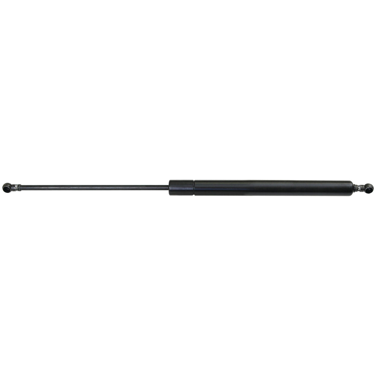 The Sparex Gas Strut, model S.52916, is a cylindrical strut with a black body and metal ends, ideal for lifting or supporting features such as hoods and trunk lids in vehicles. This Agristrut variant boasts a pressure of 320N and features a ram stroke of 205mm, ensuring robust performance in demanding applications. Its total length is 500mm.