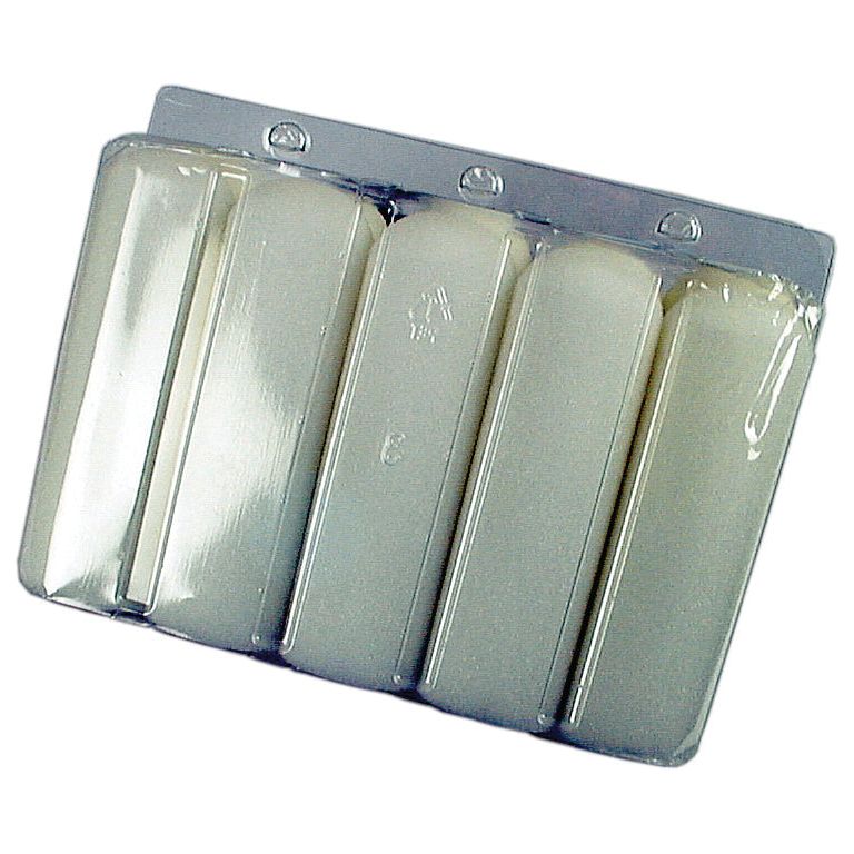 A clear plastic package containing ten white cylindrical objects, each resembling a paint roller with round ends and measuring 100mm x 10mm, branded as Sparex Part No. S.54188.