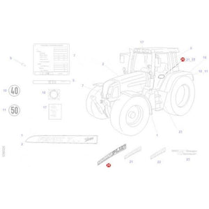 Fendt - Profi Plus Decal - 835810090020 - Farming Parts