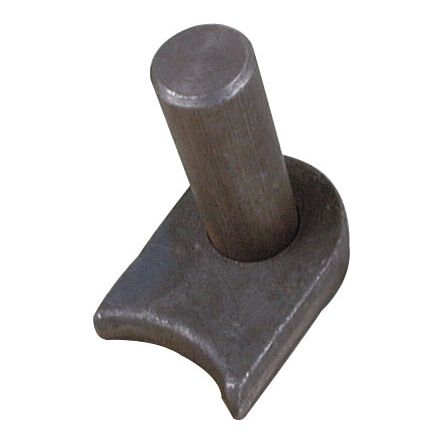 A **Weld On Gate Hanger - Radius, Pin Ø22mm** (Sparex Part No. S.55502) from the brand **Sparex**, featuring a metal cylindrical object with a Pin Ø22mm attached to a U-shaped base, likely used as a machine or tool part.