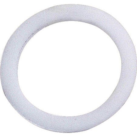 White circular rubber gasket on a plain background, resembling the PTFE Back-up Ring BS211/3E.035TH, Sparex Part No. S.5748.