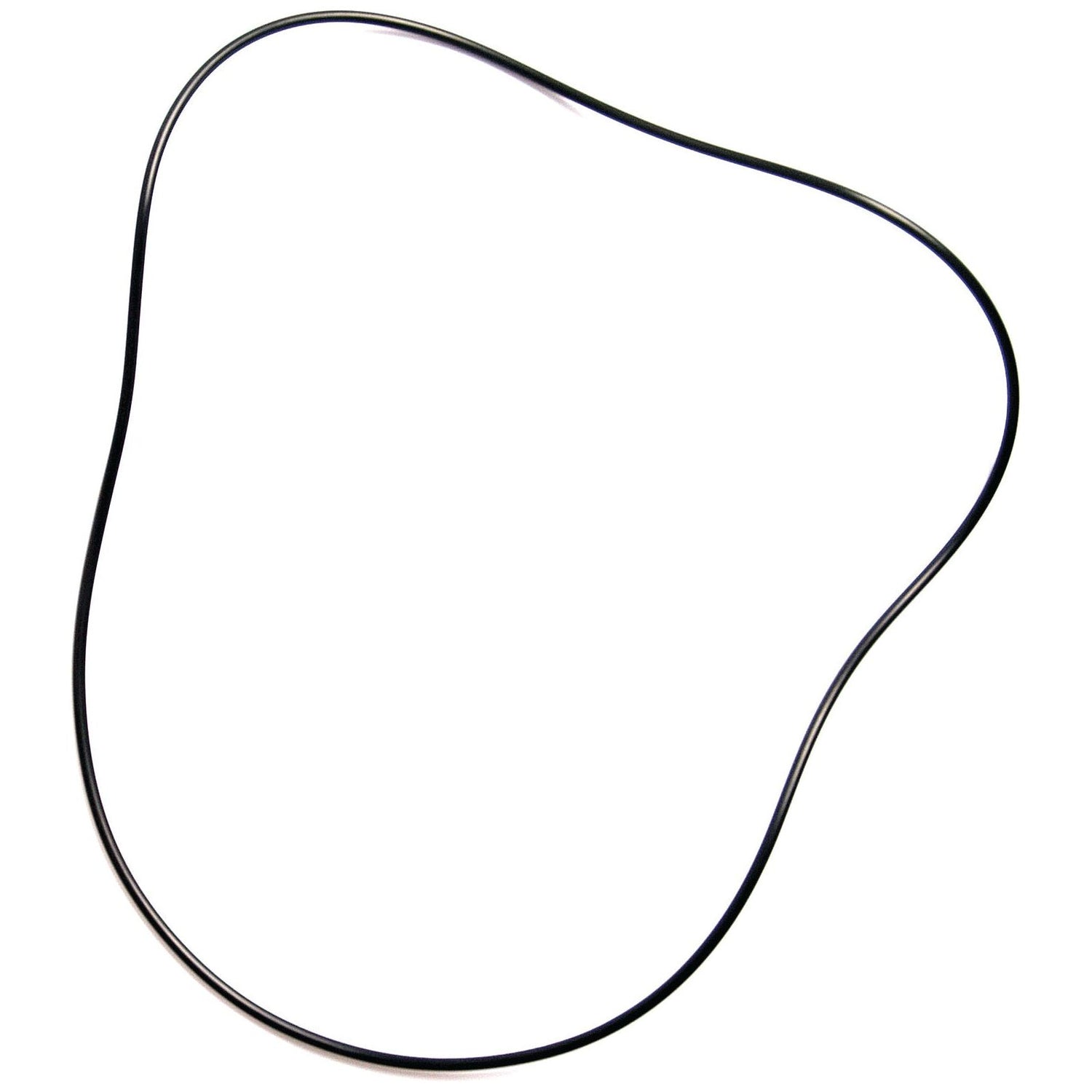 A thin, black, irregularly shaped O Ring 1/8'' x 10'' (BS274) 90 Shore (Sparex Part No. S.57724) lies in a loose loop against a plain white background.