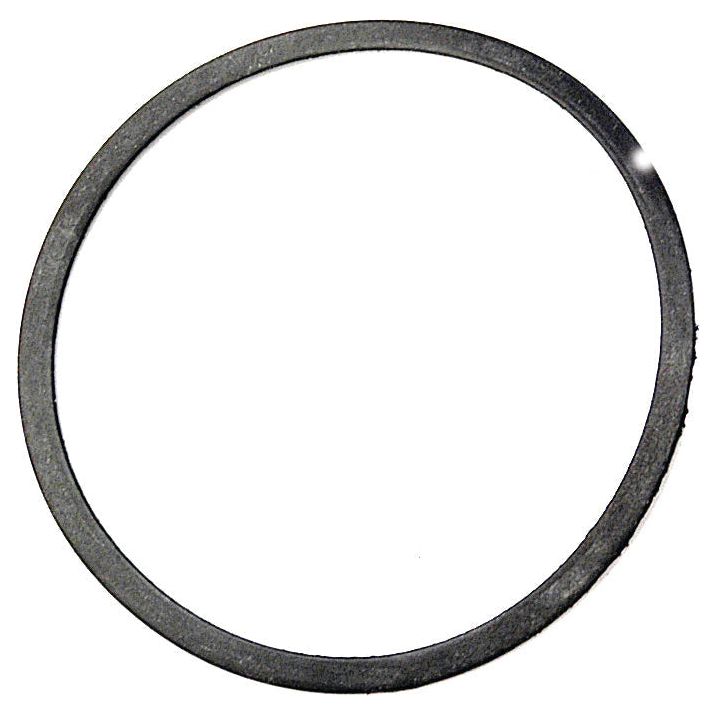 A thin, circular black rubber O-ring with a seamless and smooth surface is displayed against a white background. The Sparex Oil Seal (Part No. S.65127) measures precisely 58.5 x 65.5 x 1.6mm, ensuring optimal performance in various applications.