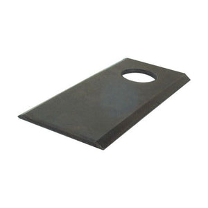 Mower Blade - Flat blade, top edges sharp -  105 x 46x3mm - Hole⌀21mm  - RH & LH -  Replacement for PZ
 - S.77104 - Farming Parts