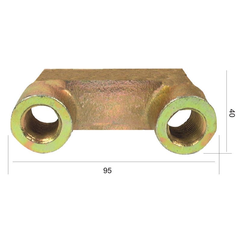 Securing Plate M16. Hole centres: 65mm.
 - S.77645 - Farming Parts