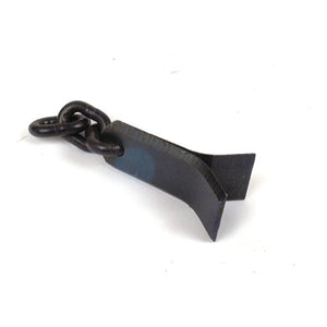 Y type flail, Length: 140mm, Width: 30.5mm, Hole⌀: 9mm, Thickness: 3mm. Replacement for Bomford
 - S.77928 - Farming Parts