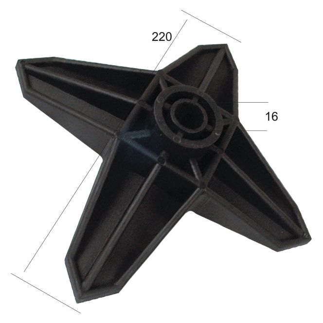 Star Wheel 220x47.5x11mm Replacement for Flexicoil
 - S.78529 - Farming Parts
