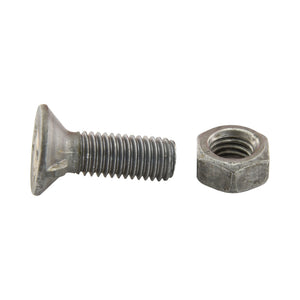 Countersunk Head Bolt 2 Nibs With Nut (TF2E) - M20 x 85mm, Tensile strength 8.8 (25 pcs. Box)
 - S.78762 - Farming Parts
