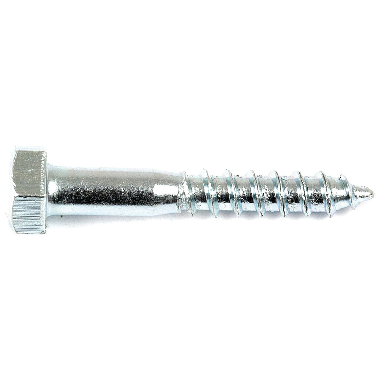 Metric Coach Screw, Size: M8 x 50mm (Din 571)
 - S.8362 - Farming Parts