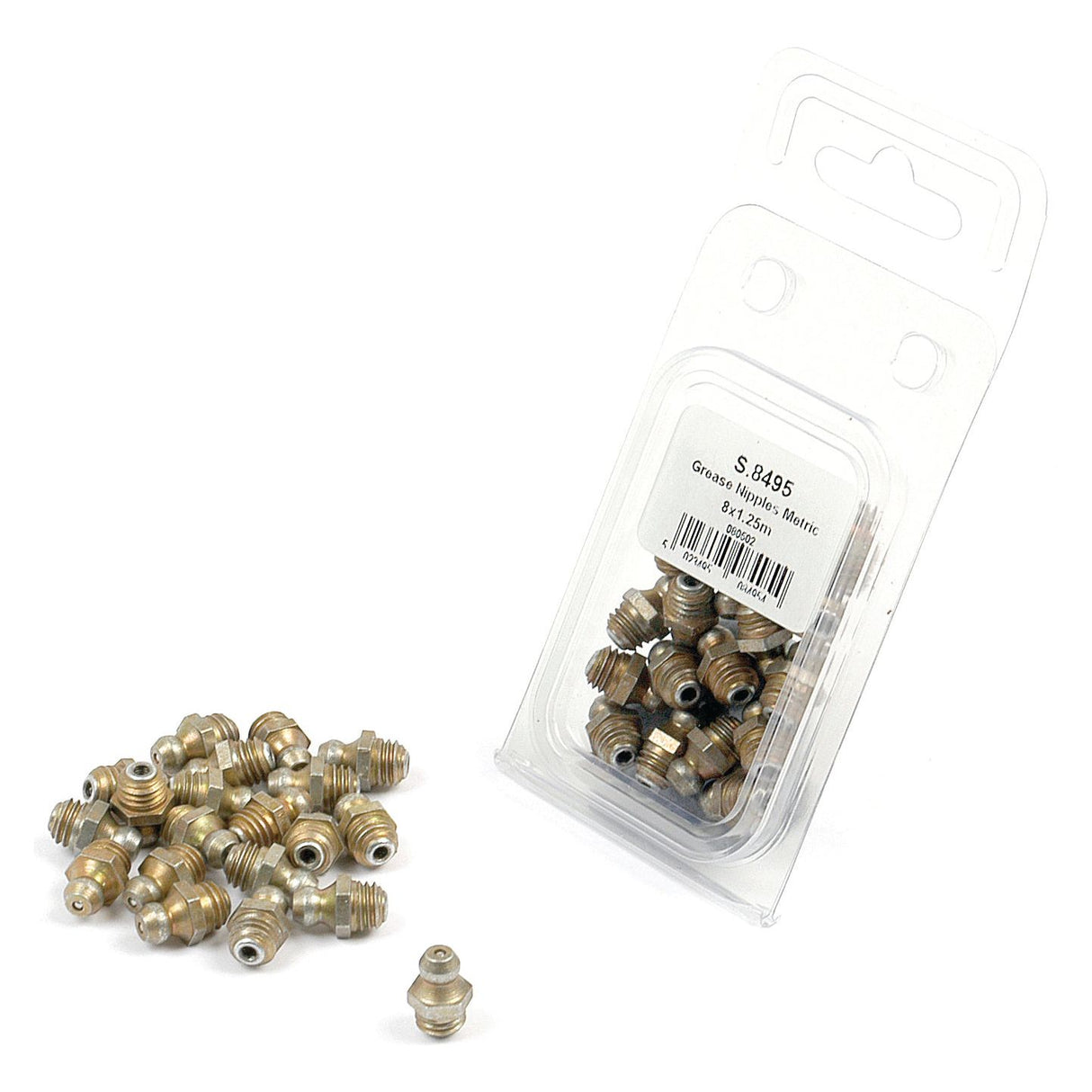 Grease Nipple - M8 (Agripak 20 pcs.)
 - S.8495 - Farming Parts