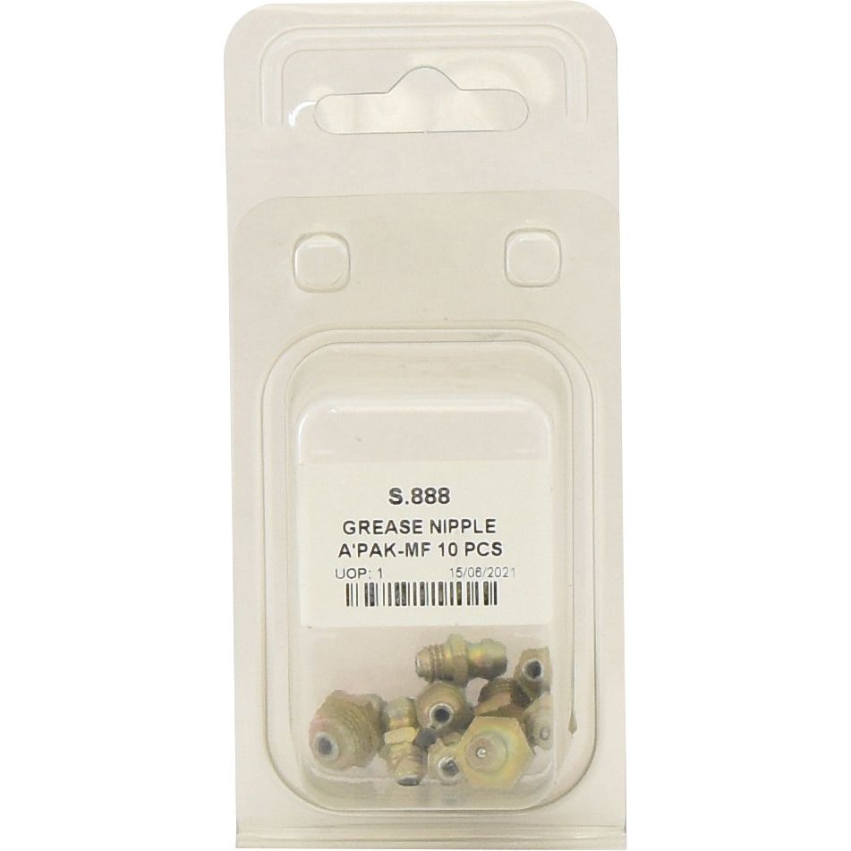 GREASE NIPPLE A\'PAK-MF 10 PCS
 - S.888 - Farming Parts