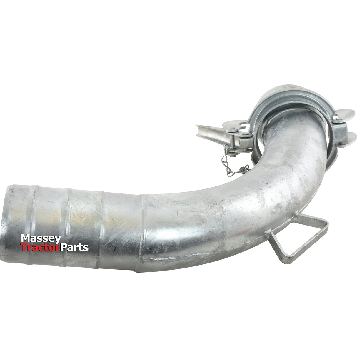 90Â° Coupling with Hose End - Male 5'' (133mm) x5'' (125mm) (Galvanised) - S.59427 - Farming Parts