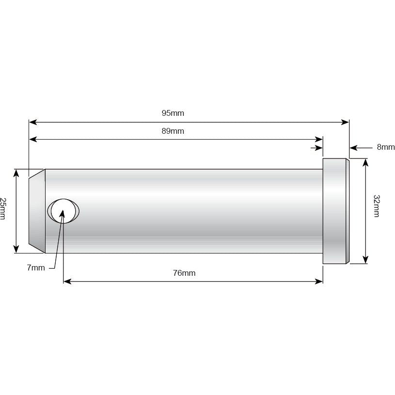 Top link pin 25x76mm Cat. 2
 - S.9160 - Farming Parts