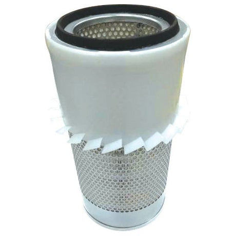 A cylindrical white and silver air filter with a mesh surface, featuring a black rubber gasket on the top, branded by Sparex (Sparex Part No. S.148219).