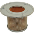The Sparex Air Filter - Inner - AF25301 (Sparex Part No. S.76553) is a cylindrical air filter with a metal mesh exterior and pleated paper interior, featuring a metal cap with a central hole secured by four screws. Designed for John Deere equipment, it ensures optimal performance and durability.
