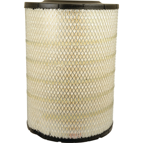The Air Filter - Outer - AF25033M (Sparex Part No. S.52751) by Sparex is a cylindrical filter with a mesh exterior and pleated filter material, designed for use in machinery or vehicles, and is compatible with John Deere.