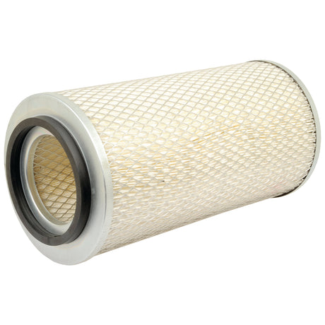 The Sparex Air Filter - Outer - AF25064 (Part No. S.76266) features a cylindrical design with a durable metal mesh exterior and rubber seals on both ends, ideal for industrial or automotive air filtration systems.