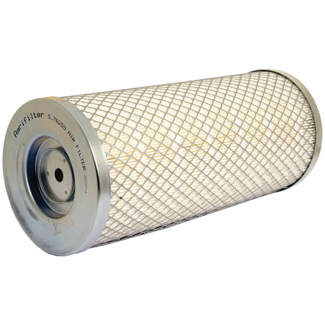 The Sparex Air Filter - Outer (Sparex Part No. S.76259) is a cylindrical air filter featuring a metal frame and mesh exterior, specifically designed for filtration purposes and compatibility with Dry Type Air Cleaners and Case IH/International Harvester models.
