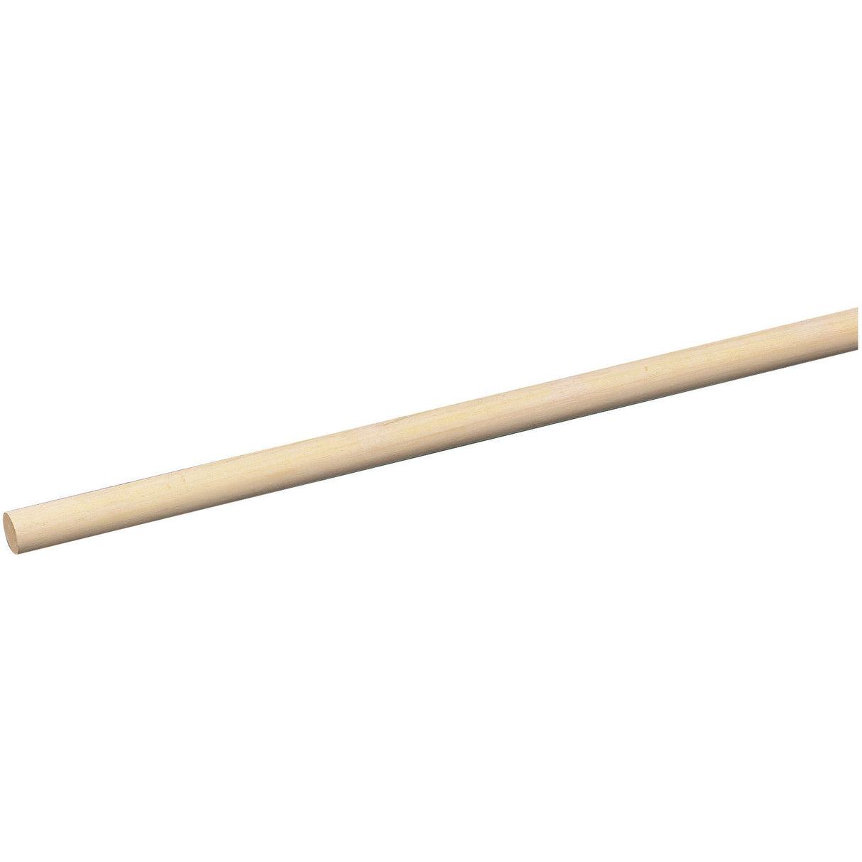 A Broom Handle by Sparex, with a diameter of 28.5mm (1 1/8'') and a length of 152cm (60''), is positioned horizontally against a white background.