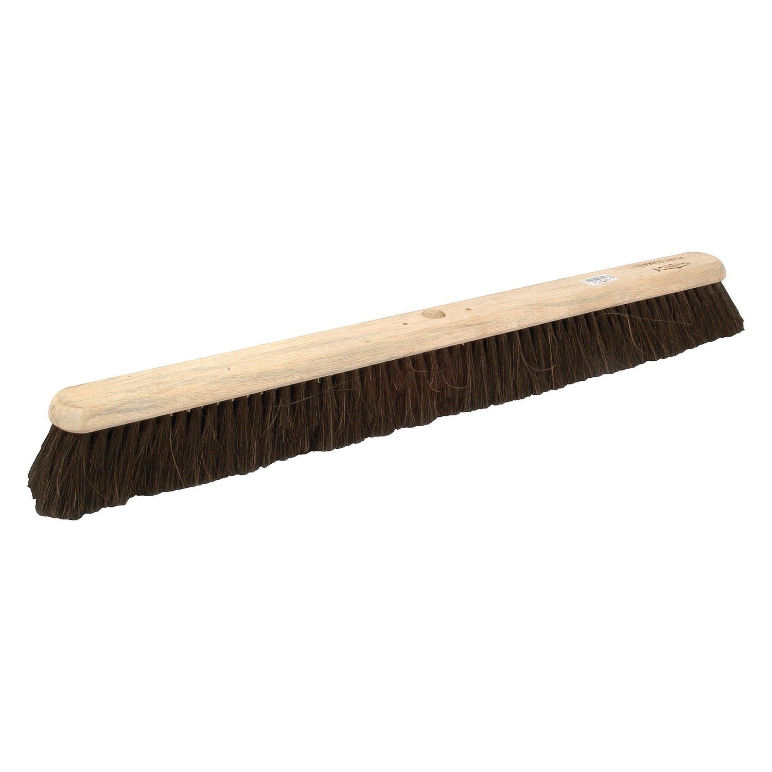 The Sparex Broom Head - Gumati mixture 92cm / 36'' (Sparex Part No. S.19189) features a wooden handle and dark bristles, designed for efficient floor sweeping.