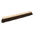 A Sparex Broom Head - Gumati mixture 92cm / 36'' (Part No. S.19189) featuring a long wooden handle and dark bristles, perfect for sweeping floors.