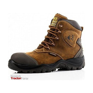 Buckler - Safety Boots Waterproof Dark Brown - Bsh012Br - Farming Parts