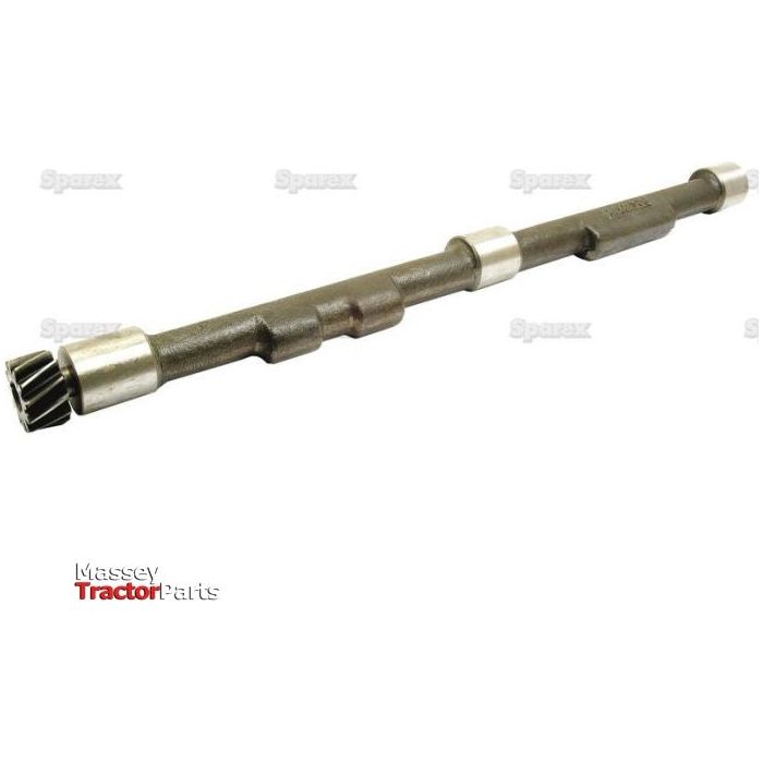 A metal tractor part identified as a Balancer Shaft Assembly RH (Sparex Part No. S.60416), featuring gears on one end and branded with the Sparex logo stating "Massey Tractor Parts.