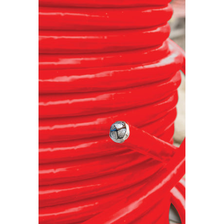 A coil of Sparex Battery Cable (25mm²) - S.127427 in red is shown with a close-up view of the cut end, revealing the inner structure.