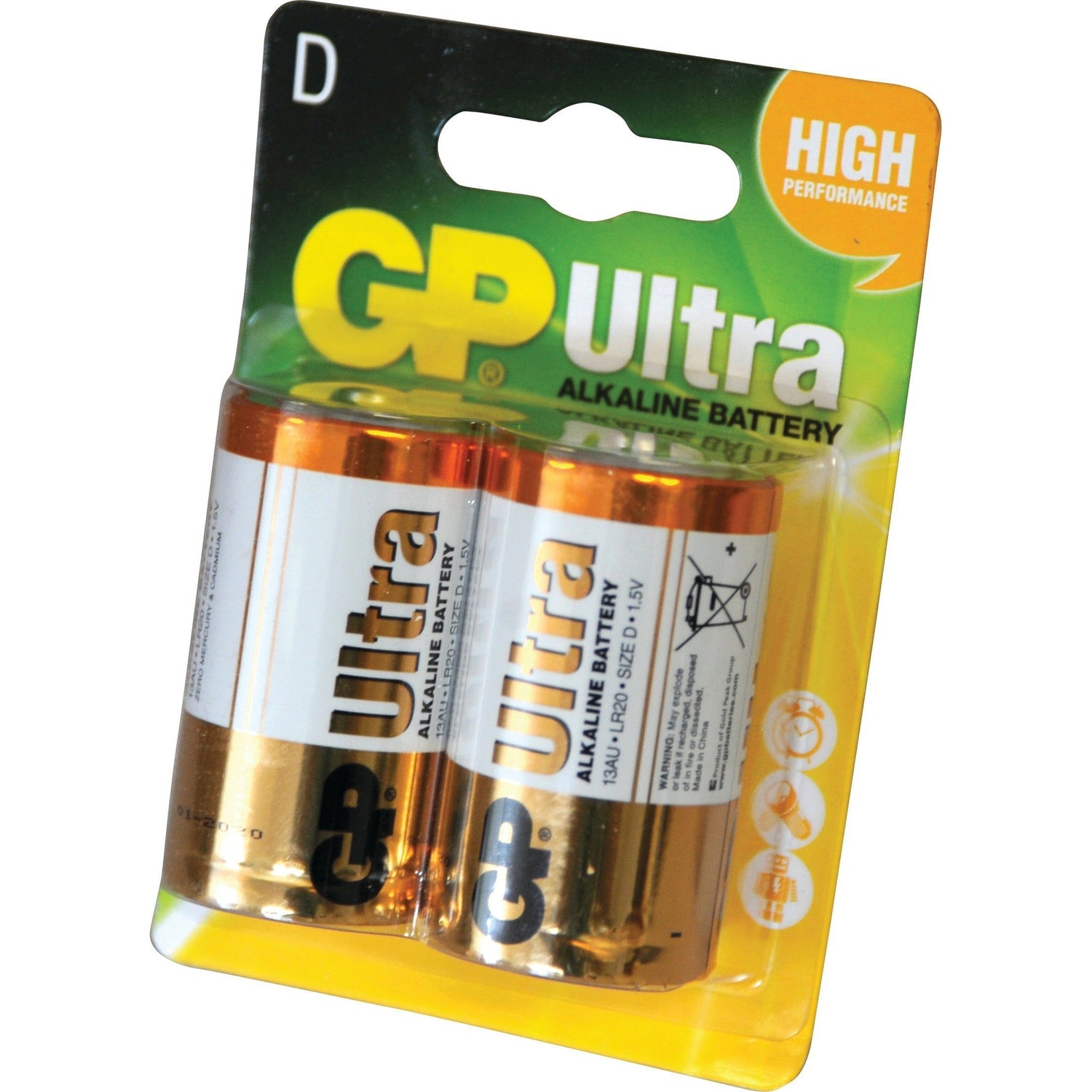 A pack of two Sparex MN1300/LR20/D/AM1 batteries, labeled "High Performance," showcases gold and white packaging. These S.71209 LR20 MN1300 batteries are designed for exceptional reliability and power.