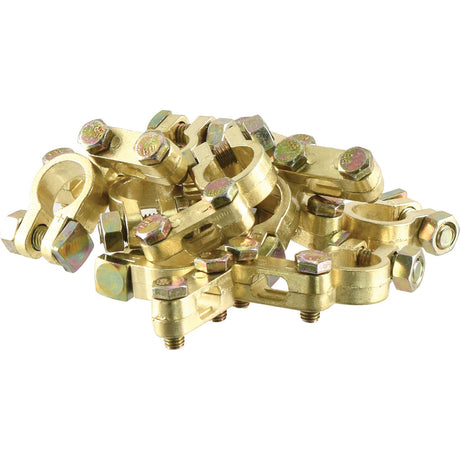 A collection of Sparex Battery Terminal (Standard Duty) Positive, Sparex Part No. S.5088, featuring screws and hex bolts for connecting electrical cables to positive battery posts.