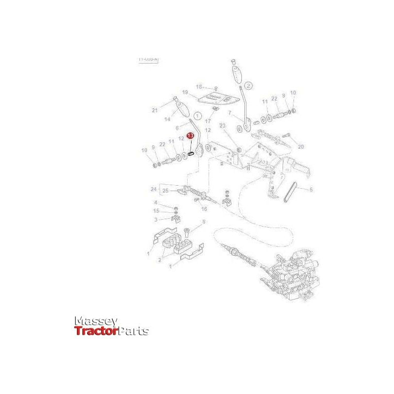 Massey Ferguson Bearing - 3713905M1 | OEM | Massey Ferguson parts | Tractor Spool Valves-Massey Ferguson-Farming Parts,Hydraulic Lift Components,Hydraulics,Tractor Hydraulic,Tractor Parts