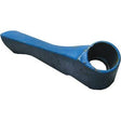 A blue metal lever identified as a Blade Protector - LH (Lemken) to fit as 3513203, with a circular hole on one end, is likely used as a mechanical component or tool and is available under Sparex Part No. S.118889.