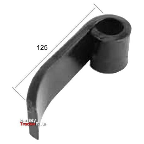 Blower Flail, Length: 125mm, Width: 40mm, Hole⌀: 20mm, Thickness: 8mm. Replacement for Bomford
 - S.59769 - Farming Parts