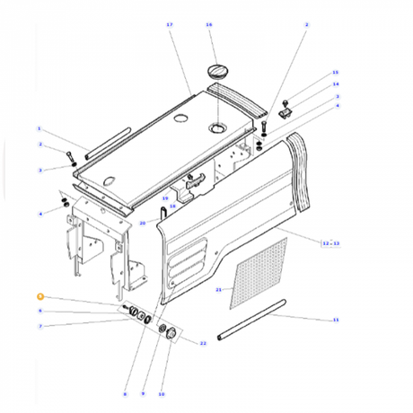 Bolt - 3700023m1 - Massey Tractor Parts