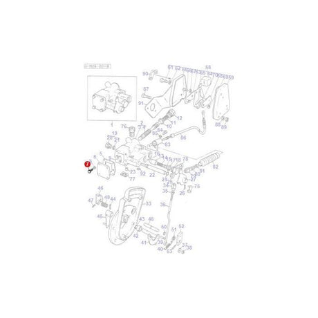 Bolt 3/16x5/8 unf - 377067X1 - Massey Tractor Parts